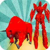 Angry Robot Bull Attack:Robot Fighting Bull Games 1.0