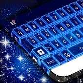 Neon Blue Theme for Keyboard 1.279.13.88