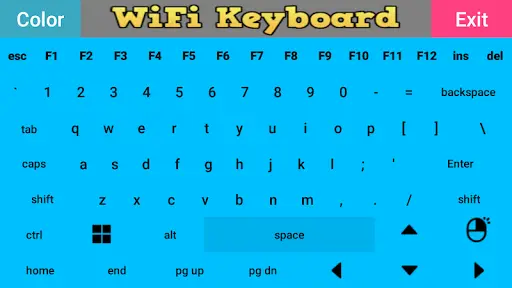 WiFi Keyboard - Wireless keyboard & Mouse for PC screenshot 5
