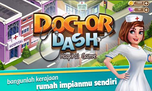 Dokter Dash: Rumah Sakit Game screenshot 1