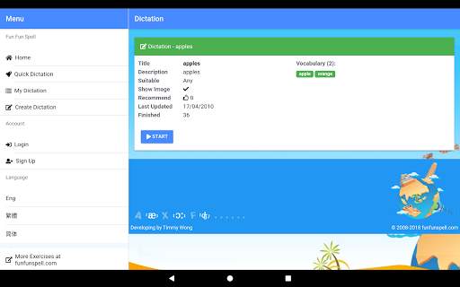 FunFunSpell English Dictation screenshot 11