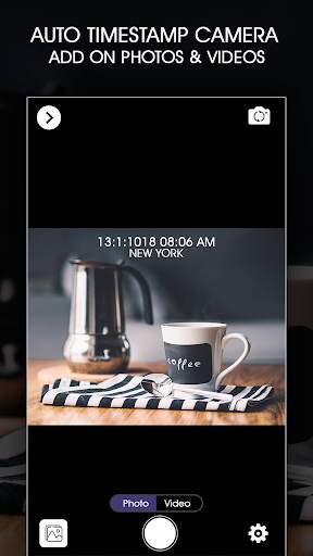 Auto Timestamp Camera - Add on Photos & Videos screenshot 2