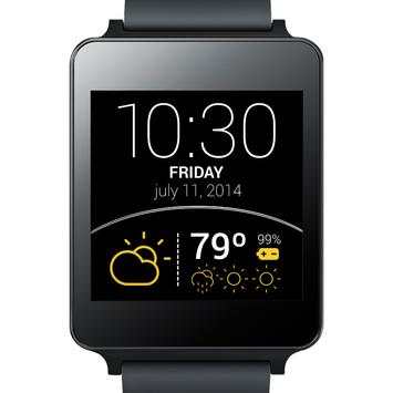 Weather Watch Face 3 تصوير الشاشة