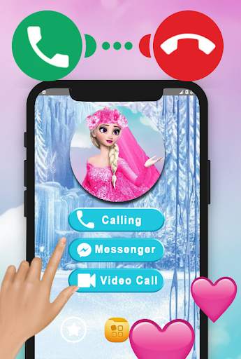 Call from Elssa Chat & video call Simulation screenshot 4