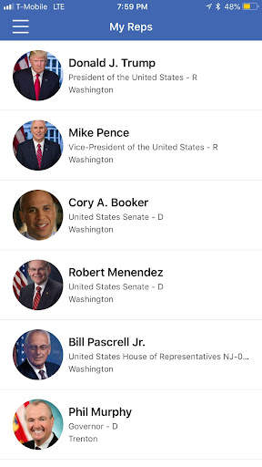 Political App screenshot 3