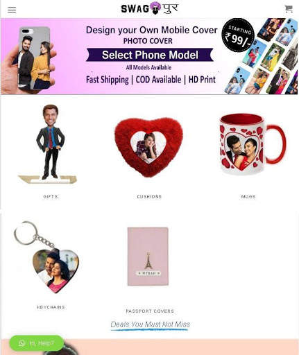 Swagpur - Customize Mobile Cover ,T-shirts & Gifts screenshot 5