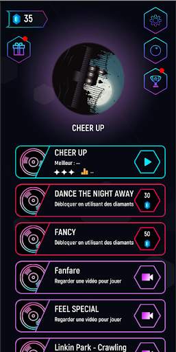 Twice KPOP: Tiles Hop EDM Rush screenshot 2