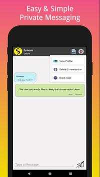 Chat with Strangers App - Splansh - Chat & Share screenshot 4