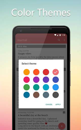 Private Journal - With Calendar, Lock, Themes 2020 6 تصوير الشاشة