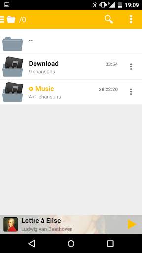 PlayerPro Skin Flatty Yellow screenshot 5