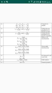 Electrical Engineering Formulas скриншот 3