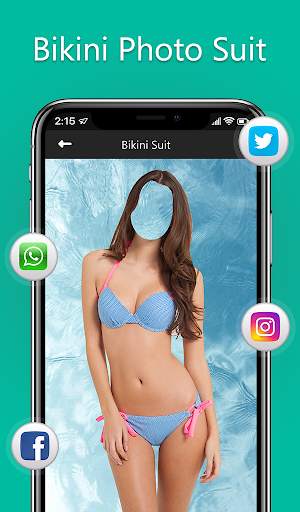 Women Bikini Photo Suit : Girl Face Editor screenshot 4