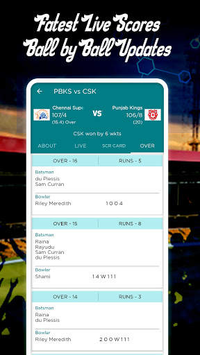 Live Cricket Scores screenshot 2