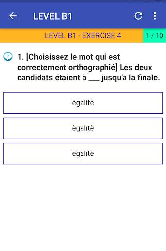 Learn French Grammar Exercises Free screenshot 4