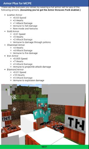 ARMORPLUS Addon for Minecraft PE screenshot 1