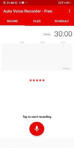 AVR- Auto Voice Recorder - Free Recording App screenshot 1