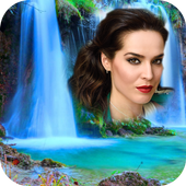 Waterfall Photo Collage -Blend Photo icon