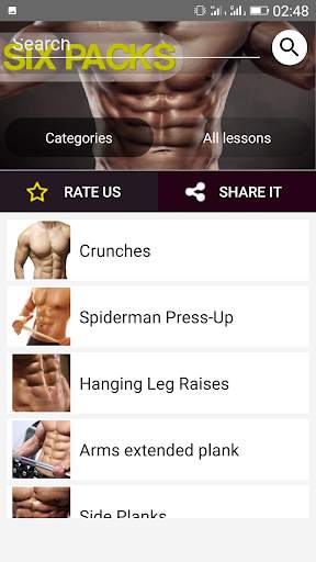 SIX PACK ABS WORKOUT screenshot 4