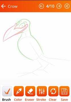 Bird Drawing Apps for Kids- Step by Step Tutorial screenshot 4