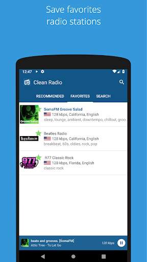Clean Radio - Internet Radio screenshot 2