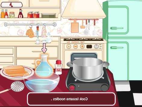 cooking games perfect lasagne screenshot 3