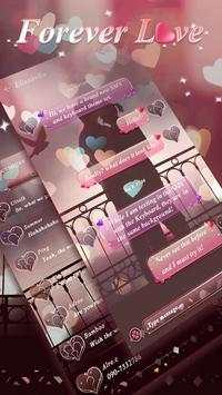 GO SMS PRO FOREVER LOVE THEME screenshot 1