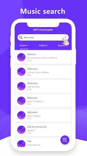 MP3 Music Downloader & Free Song Download 1 تصوير الشاشة