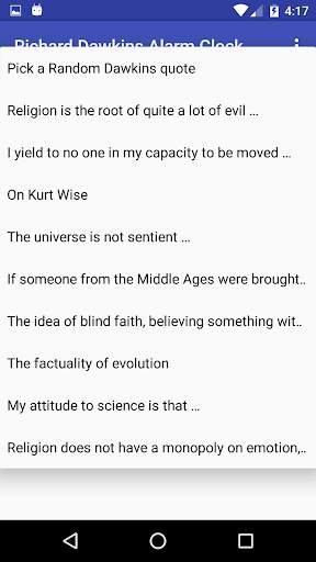 The Richard Dawkins Clock screenshot 3