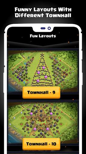 COC : Base Layout or map with link screenshot 2
