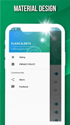 Flash alert for all notification, blink on Call screenshot 7