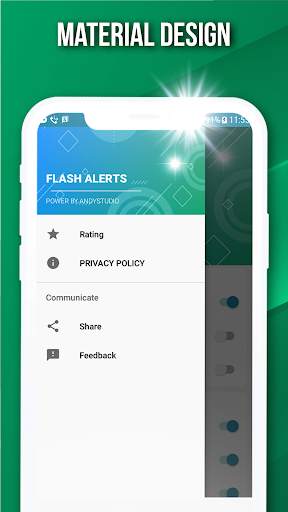 Flash alert for all notification, blink on Call screenshot 7
