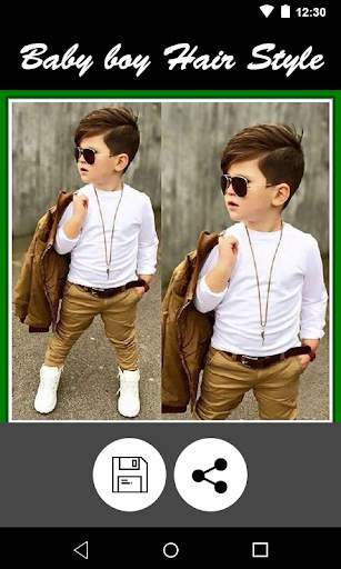 Baby boy Hair Style 1 تصوير الشاشة