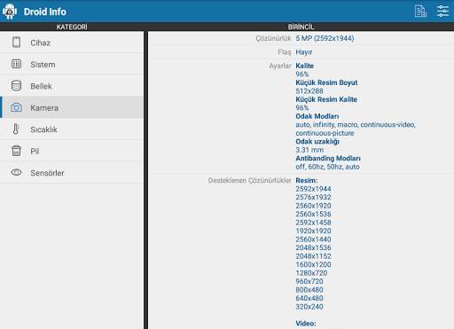 Droid Hardware Info screenshot 11