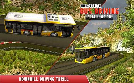 Hill climb bus driving : mountain bus simulator screenshot 3