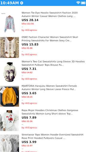 Hoodies & Sweatshirts: Shop Fashionable Live Shop screenshot 5