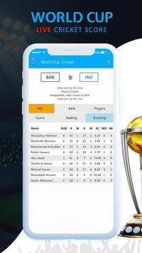Live Cricket Score - Cricket World Cup Live Score screenshot 5