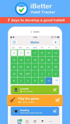 iBetter · Habit Tracker 1 تصوير الشاشة