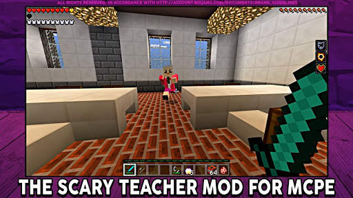 Scary Teacher in Mcpe | Horror Mod screenshot 2