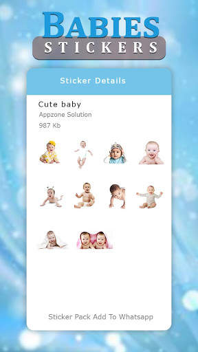 Babies Sticker for WhatsApp 👶 screenshot 5