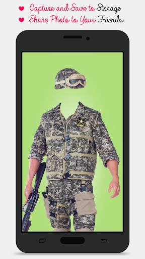 Army Suit Photo Montage скриншот 3