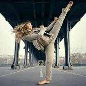 Karate Girls Splits Fitness  Wallpapers 1