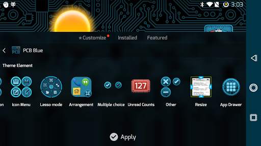 PCB Blue ⁞ TSF Shell 3 Theme screenshot 10