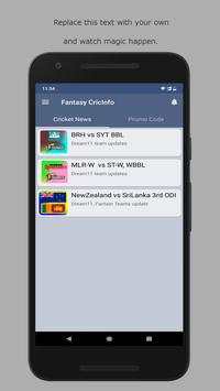 Fantasy CricInfo screenshot 1
