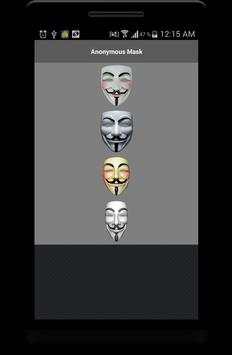 Anonymous Mask Photo Maker Cam screenshot 3
