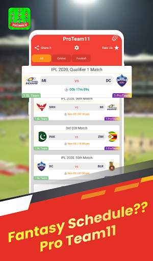 ProTeam11- Fantasy SL GL Team prediction tips news screenshot 1