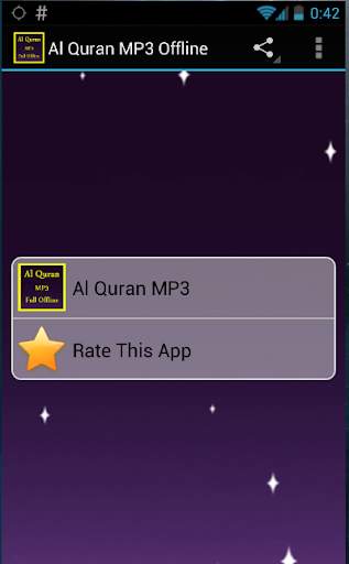 Al Quran MP3 Offline Full screenshot 1