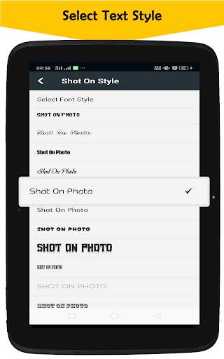 Shot On Photo - Add Shot On Using Camera/Gallery 11 تصوير الشاشة