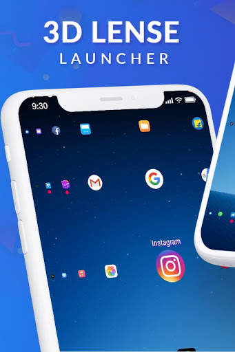 Lens Launcher - 3D  Launcher screenshot 1