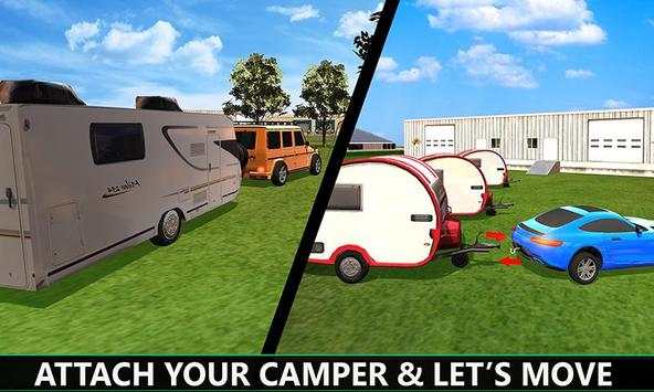 Camper Van Trailer Truck Driving Simulator screenshot 5