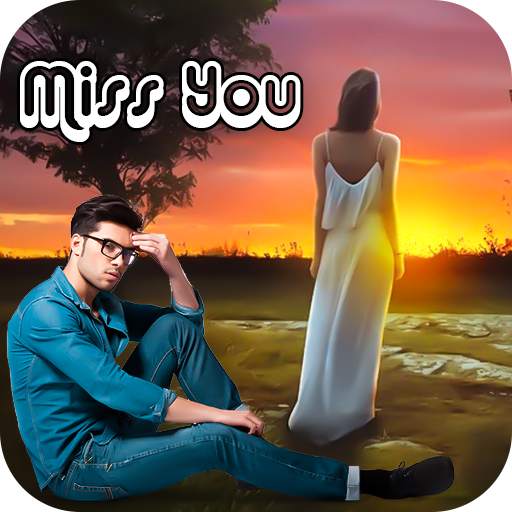 Miss You Cut Paste photo Frame 1.4